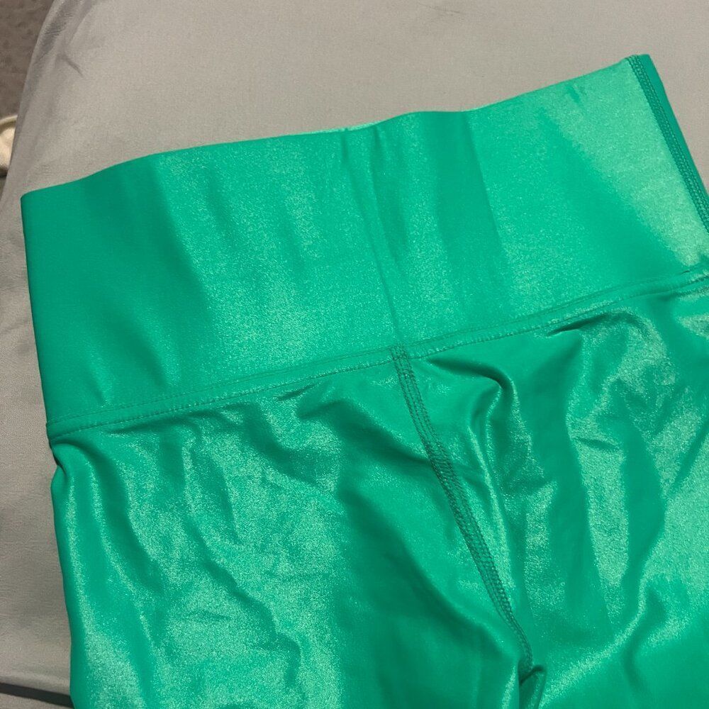 Carbon38 Green Leggings Small - image 5